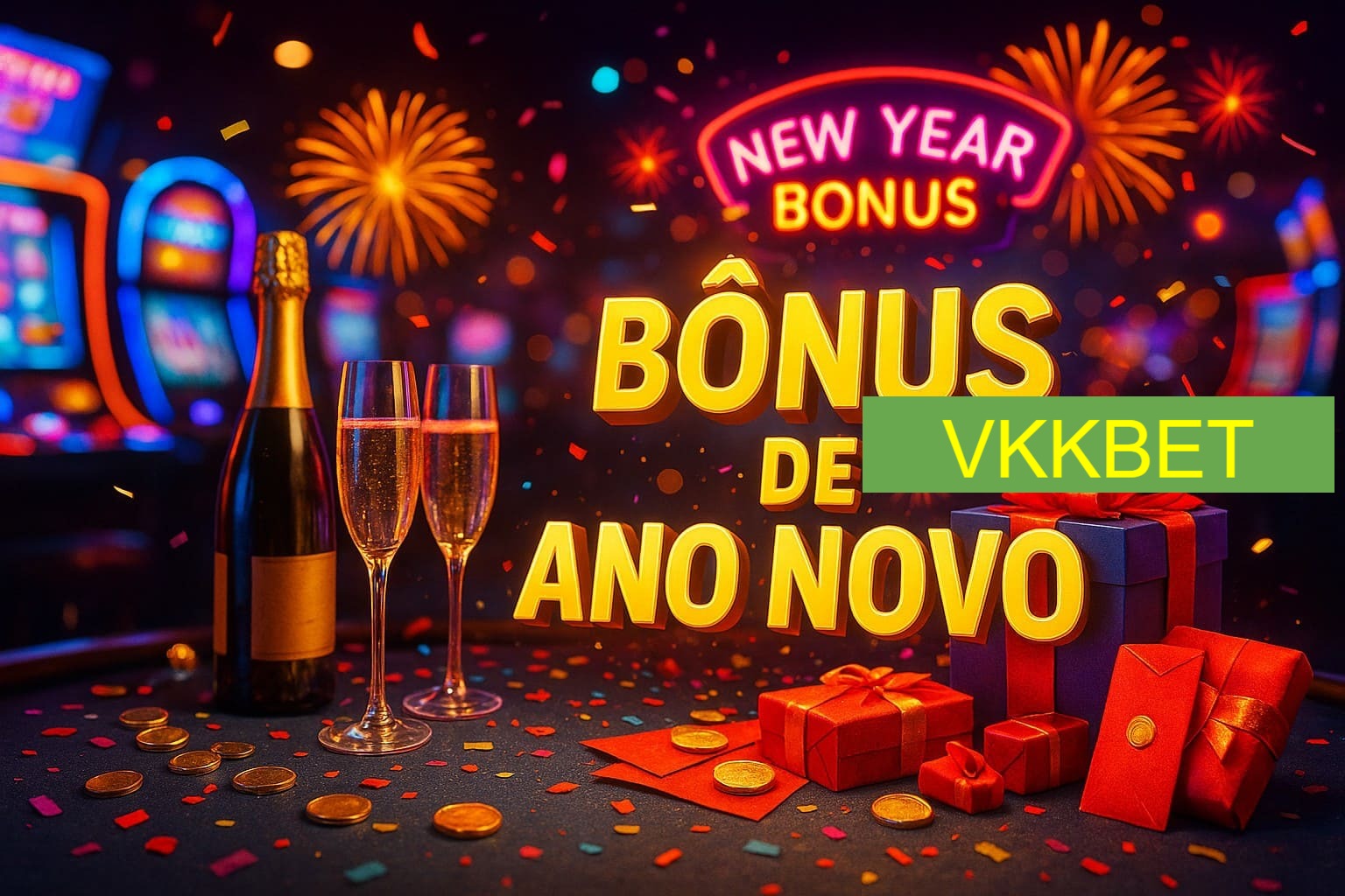 Promoções de Ano Novo no VKKBET
